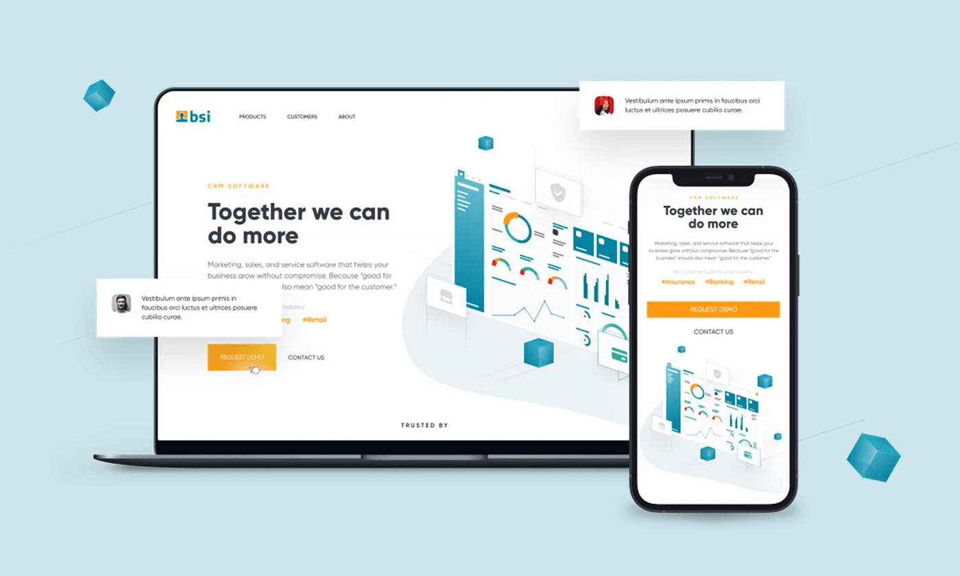 Mindnow was involved in these pages from BSI