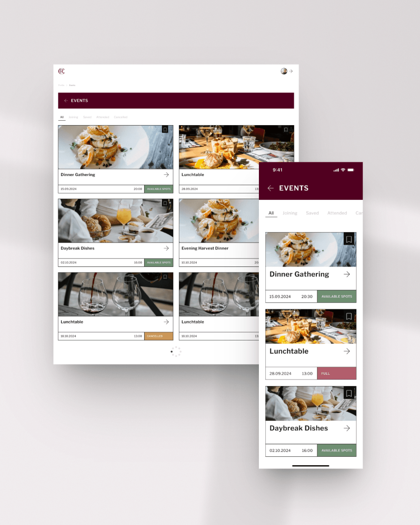 The digital platform for an exclusive Zurich private club 1