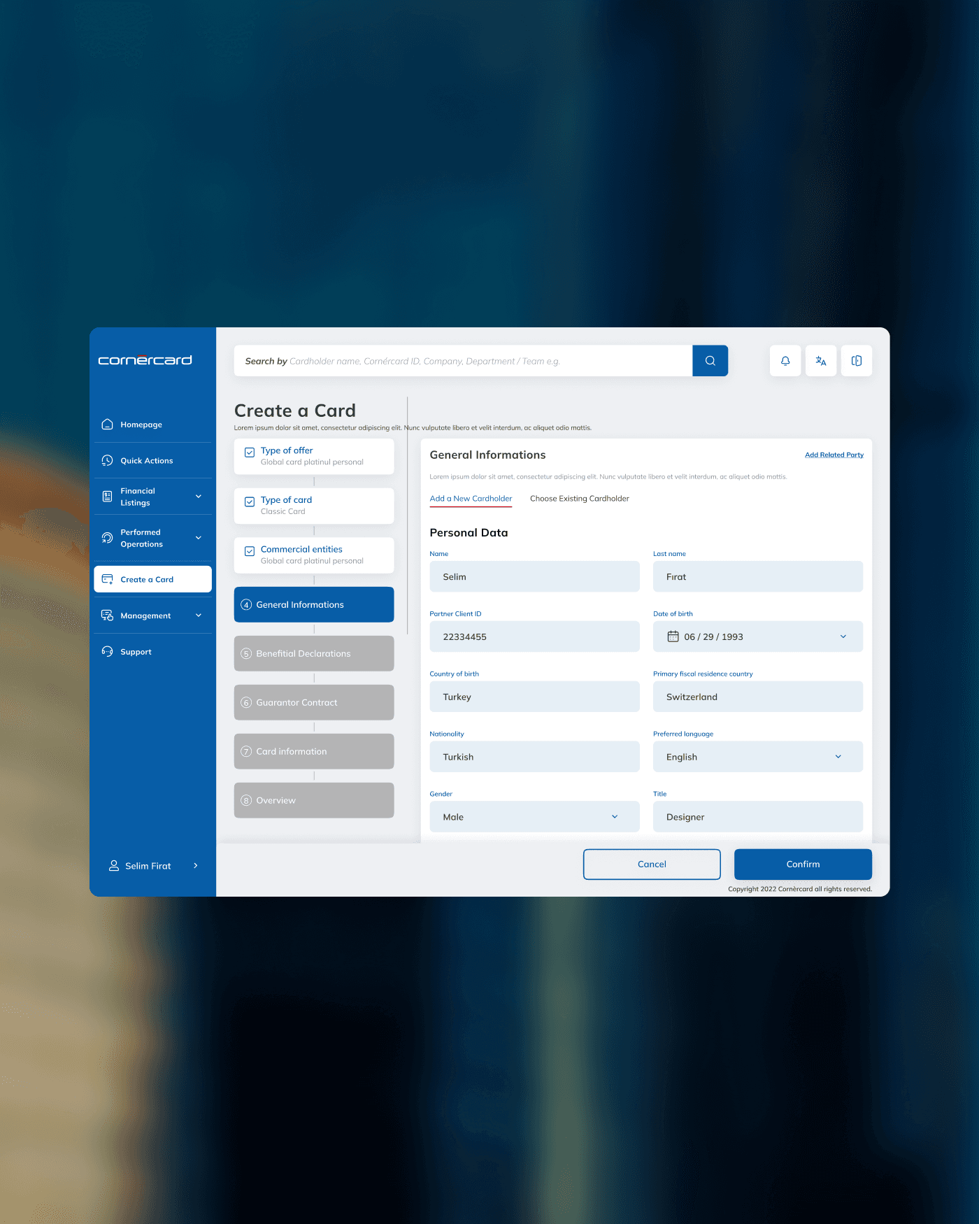 The 1st point of contact for B2B customers of Cornèr: the partner collaboration tool 2